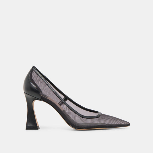 Dolce Vita Malory Onyx Mesh Heels