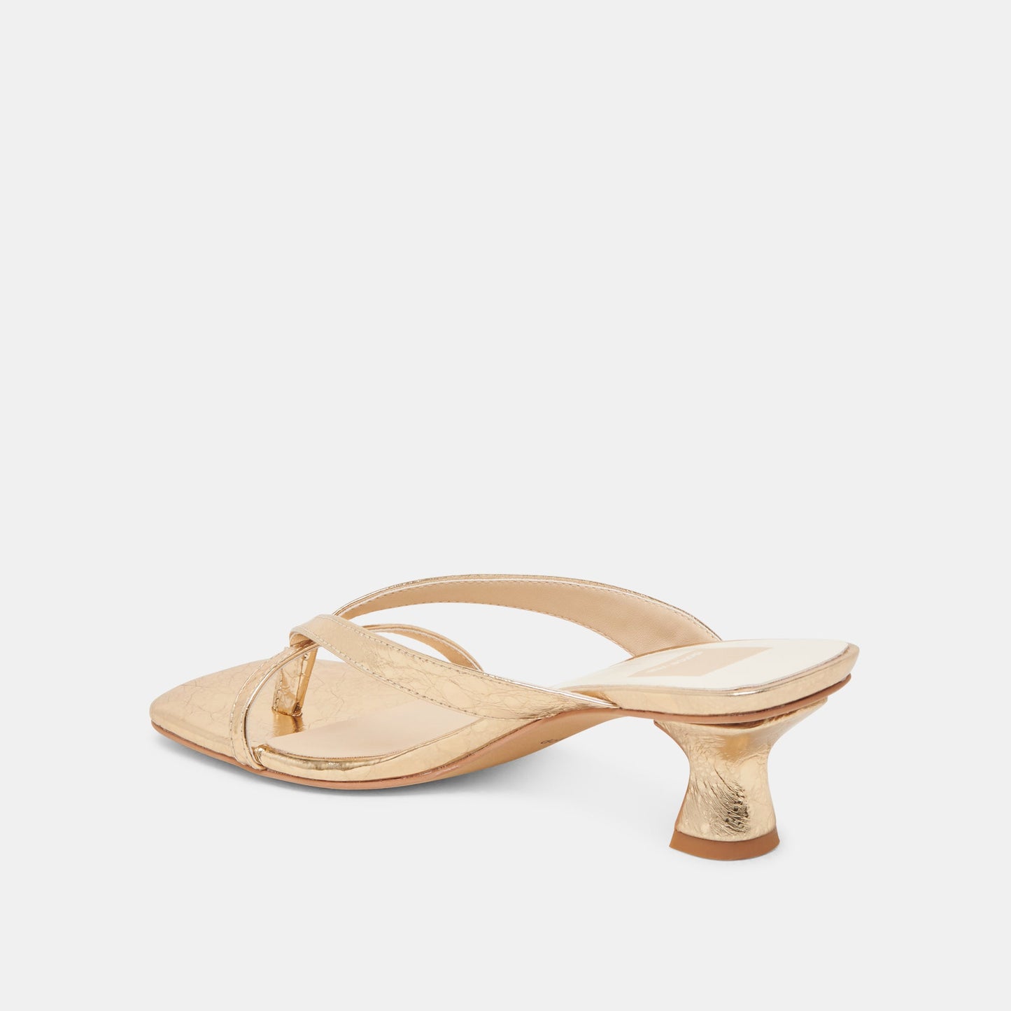 Dolce Vita BREVEL HEELS GOLD DISTRESSED LEATHER
