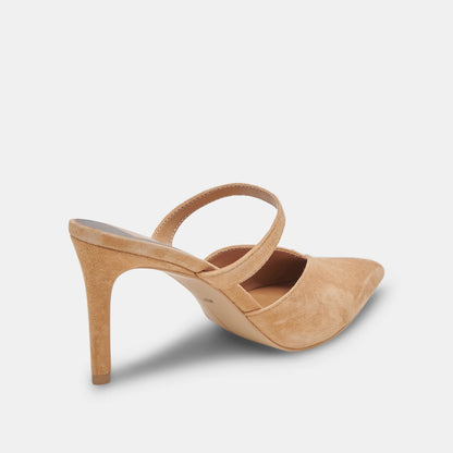Dolce Vita KANIKA WIDE HEELS TAN SUEDE
