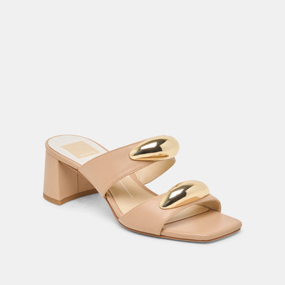 Dolce Vita Barnet Light Tan Leather Heels