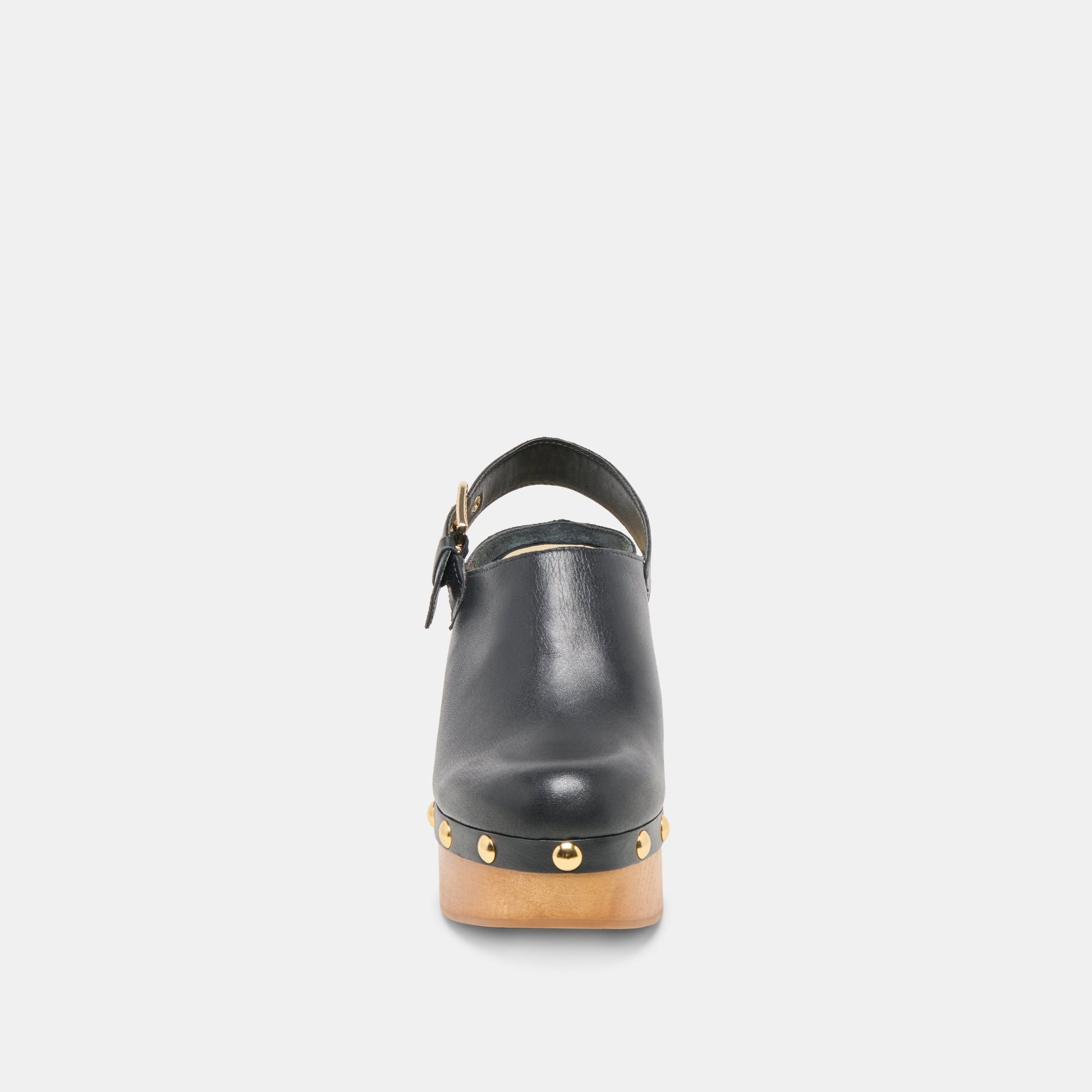 Dolce Vita Adelan Black Leather Clogs