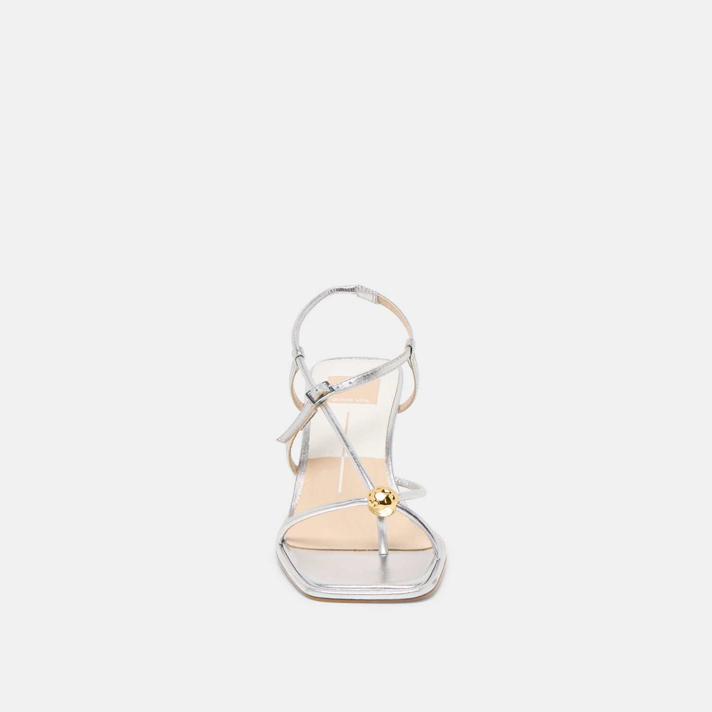 Dolce Vita Mylee Silver Distressed Leather Heels