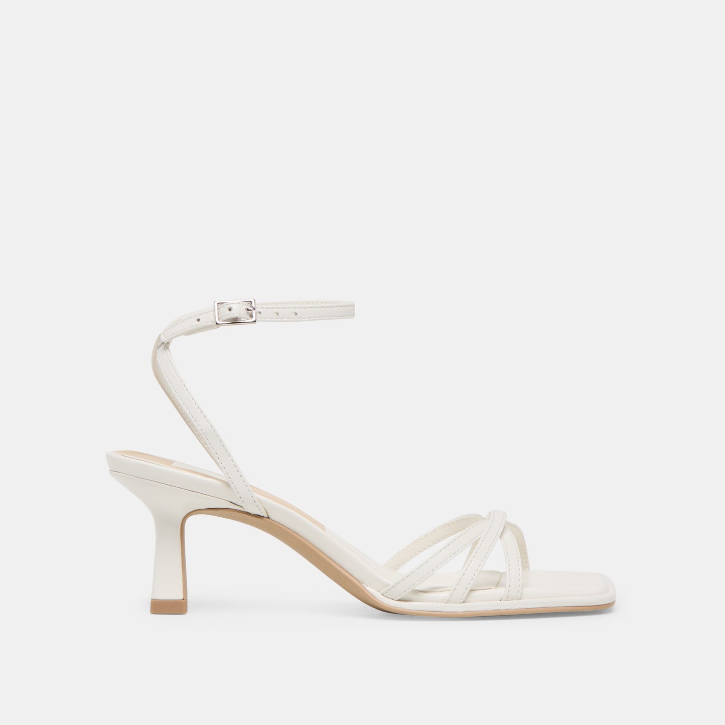 Dolce Vita Manji True White Leather Heels