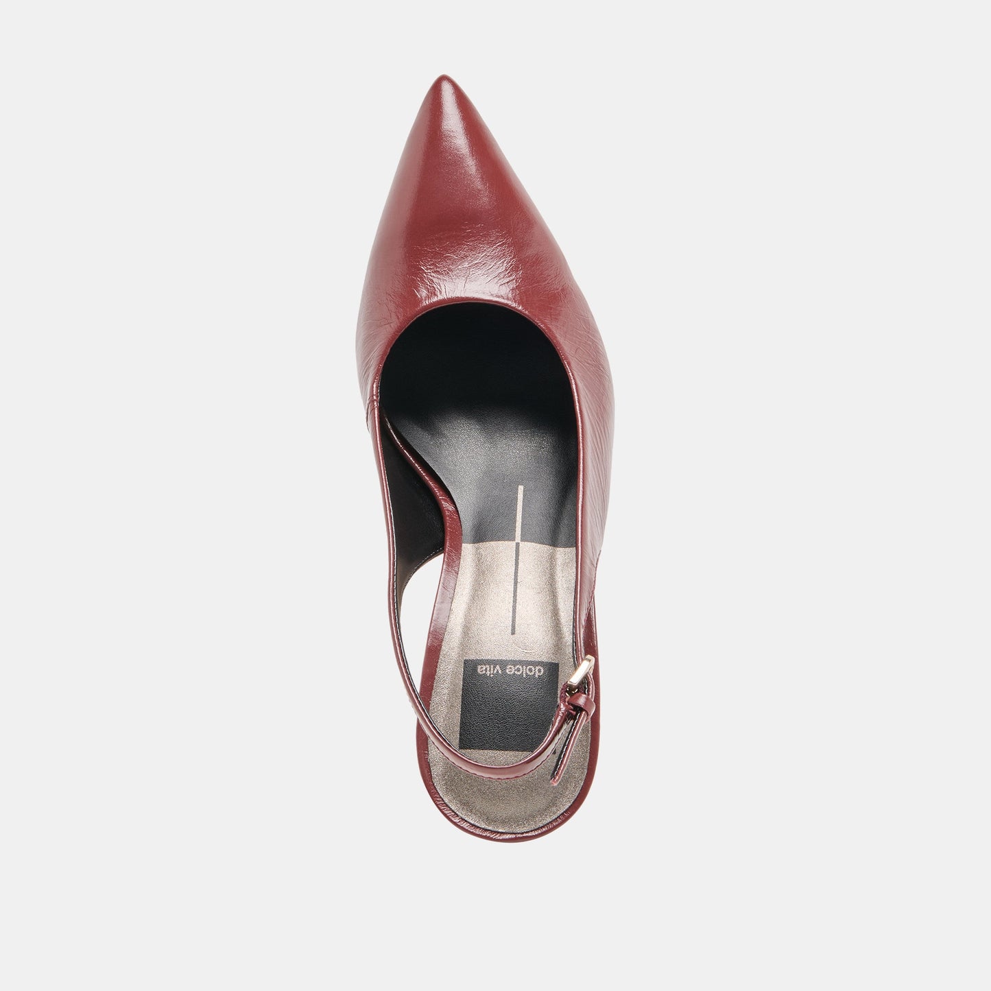 Dolce Vita Elasi Oxblood Crinkle Heels