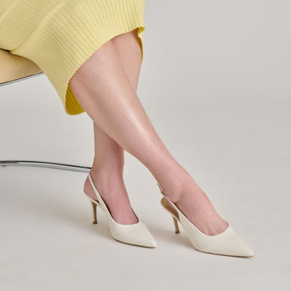 Dolce Vita ELASI HEELS WHITE LEATHER