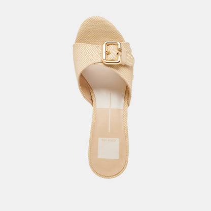 Dolce Vita YALAH HEELS LT NATURAL RAFFIA