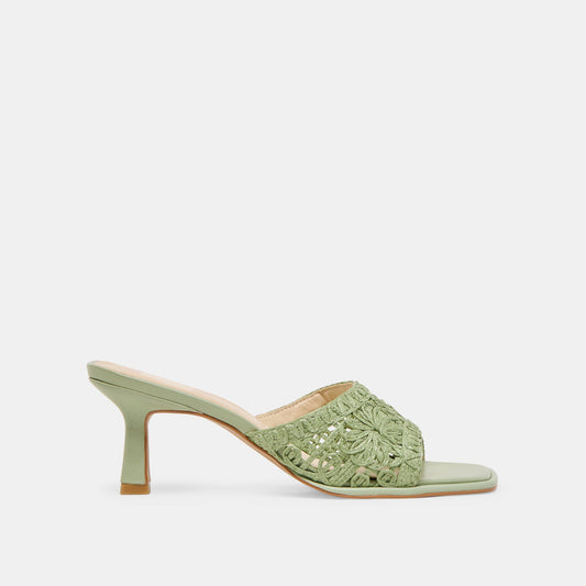 Dolce Vita MAYLAH HEELS SAGE MACRAME
