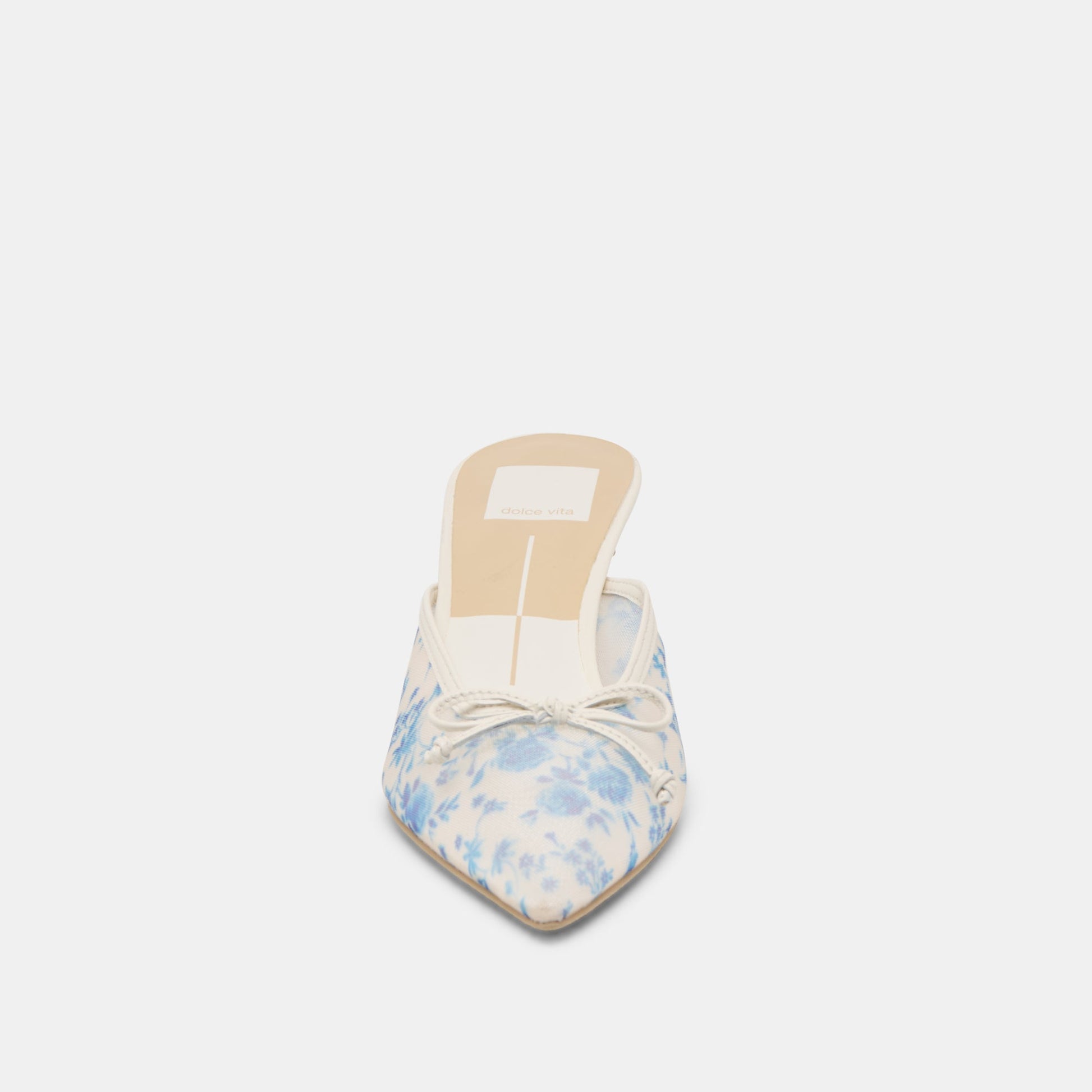 Dolce Vita Cleo Blue Floral Mesh Heels