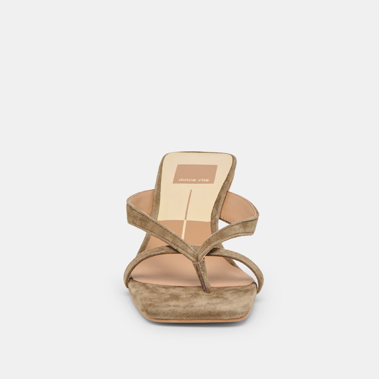 Dolce Vita Brevel Olive Suede Heels