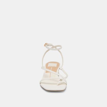 Dolce Vita Karlos True White Leather Sandals