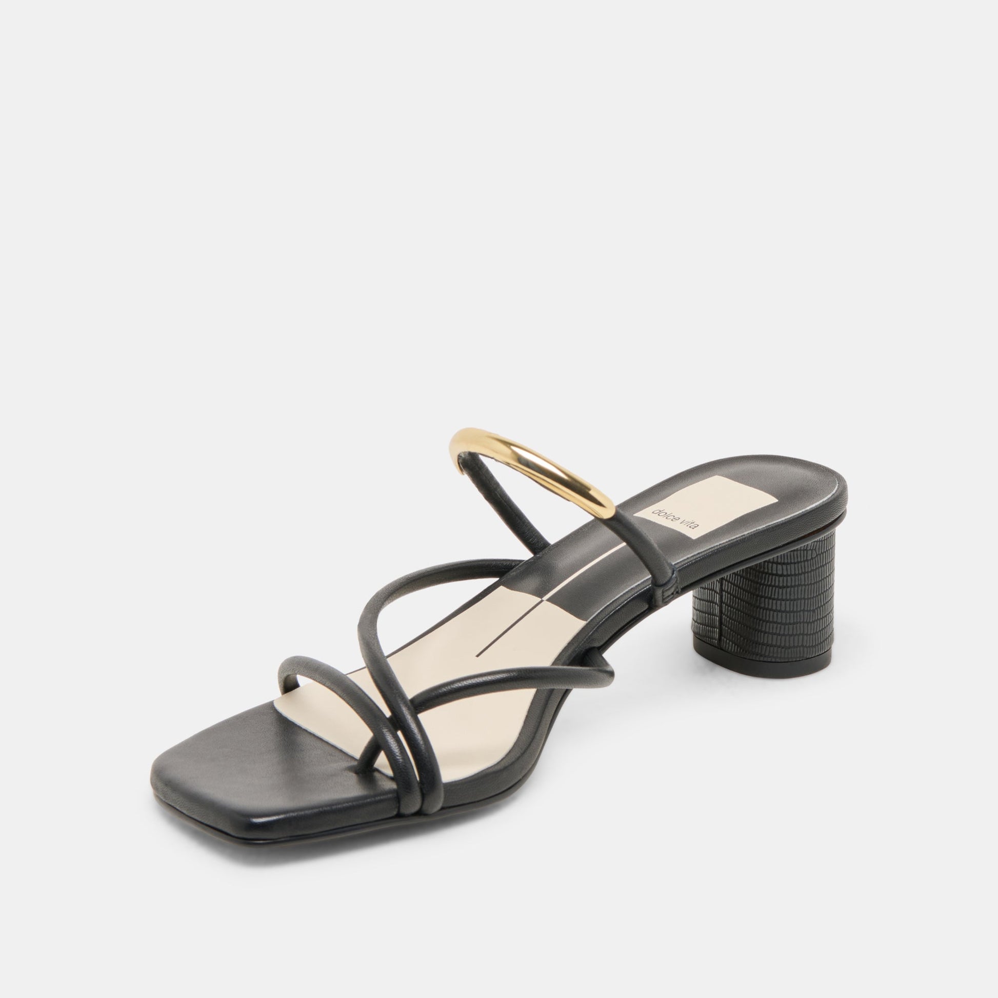 Dolce Vita NAIRA HEELS BLACK LEATHER