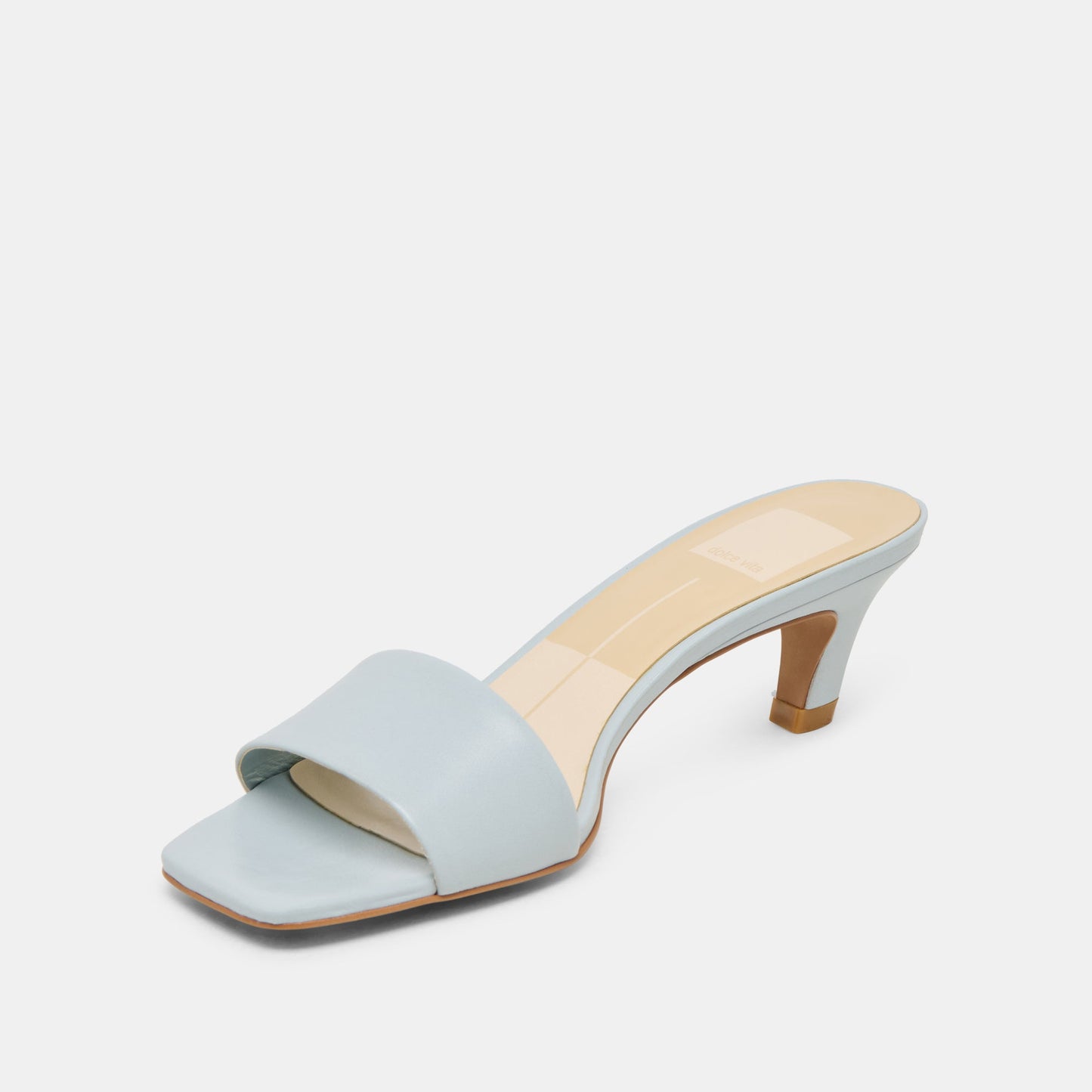 Dolce Vita Rexa Ice Blue Leather Heels