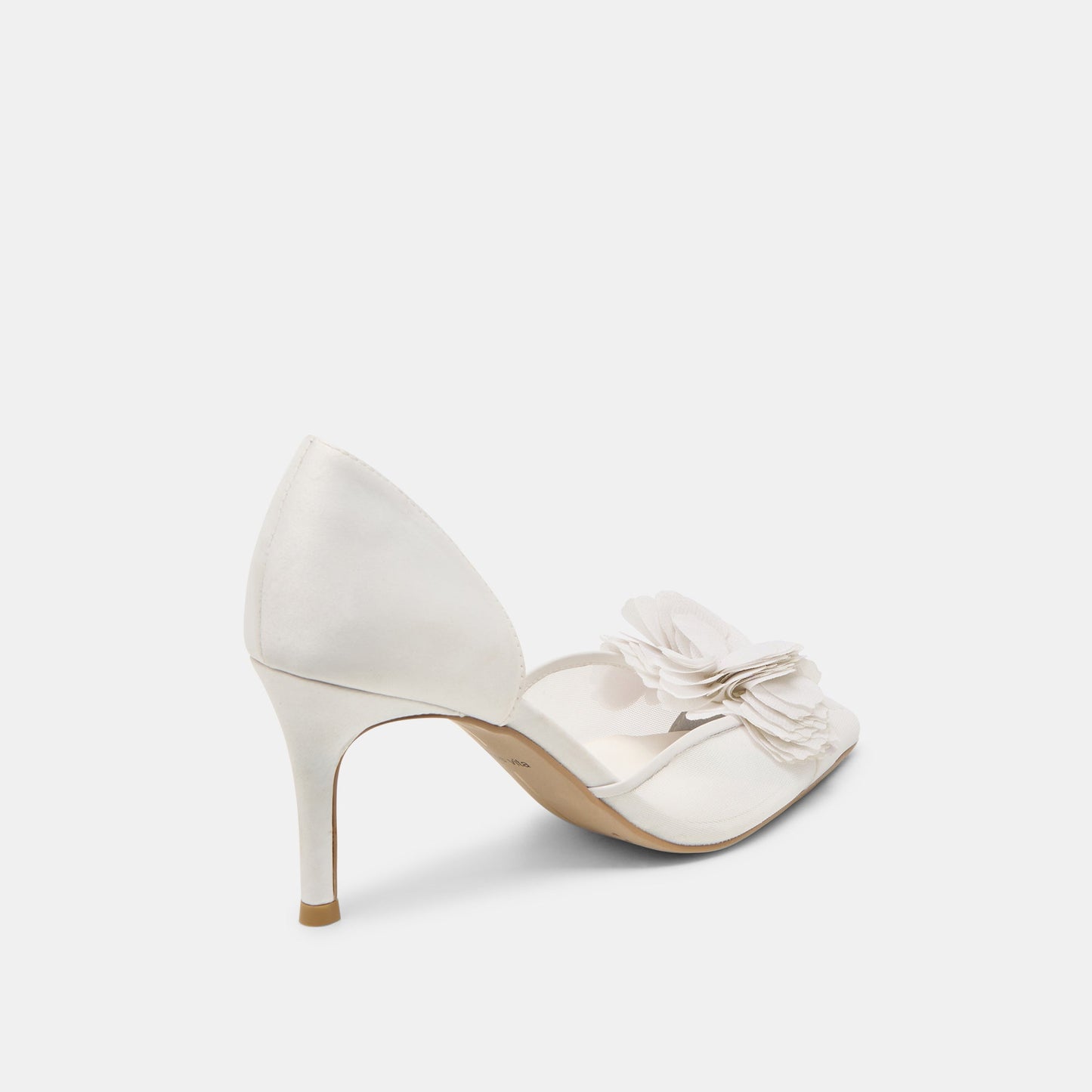 Dolce Vita Evelin White Mesh Heels
