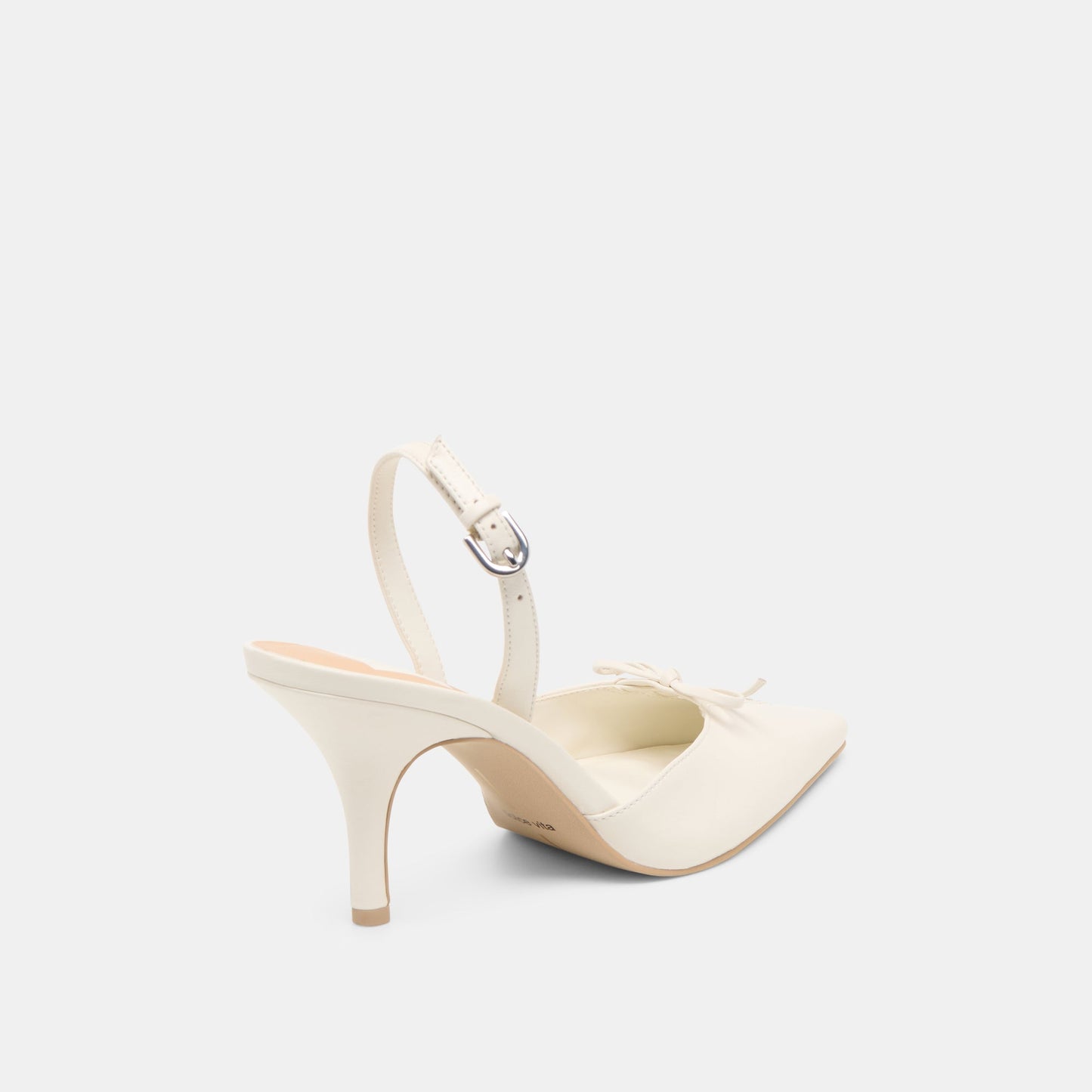 Dolce Vita Hamya White Leather Heels