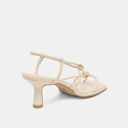 Dolce Vita Mylee Creme Leather Heels