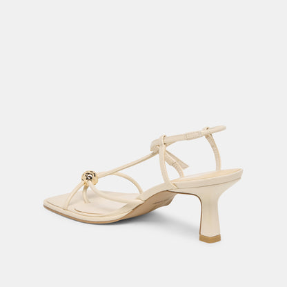 Dolce Vita Mylee Creme Leather Heels