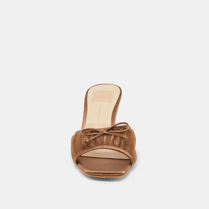 Dolce Vita Galen Mid Brown Tulle Heels