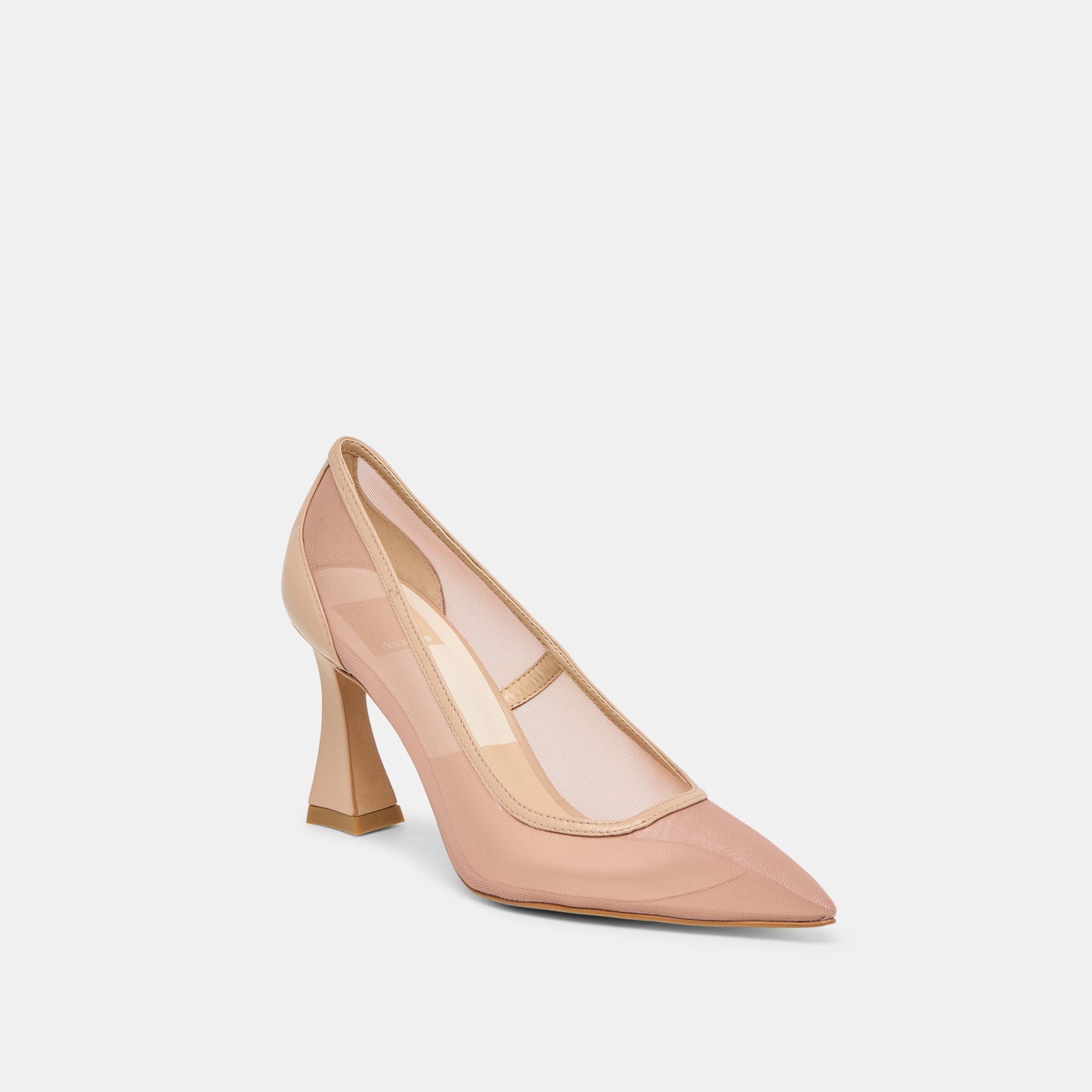 Dolce Vita Malory Lt Tan Mesh Heels