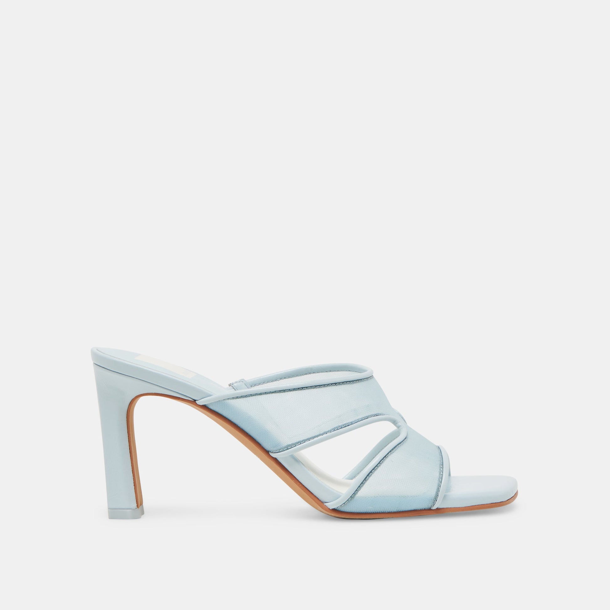 Dolce Vita Gitel Wide Ice Blue Mesh Heels