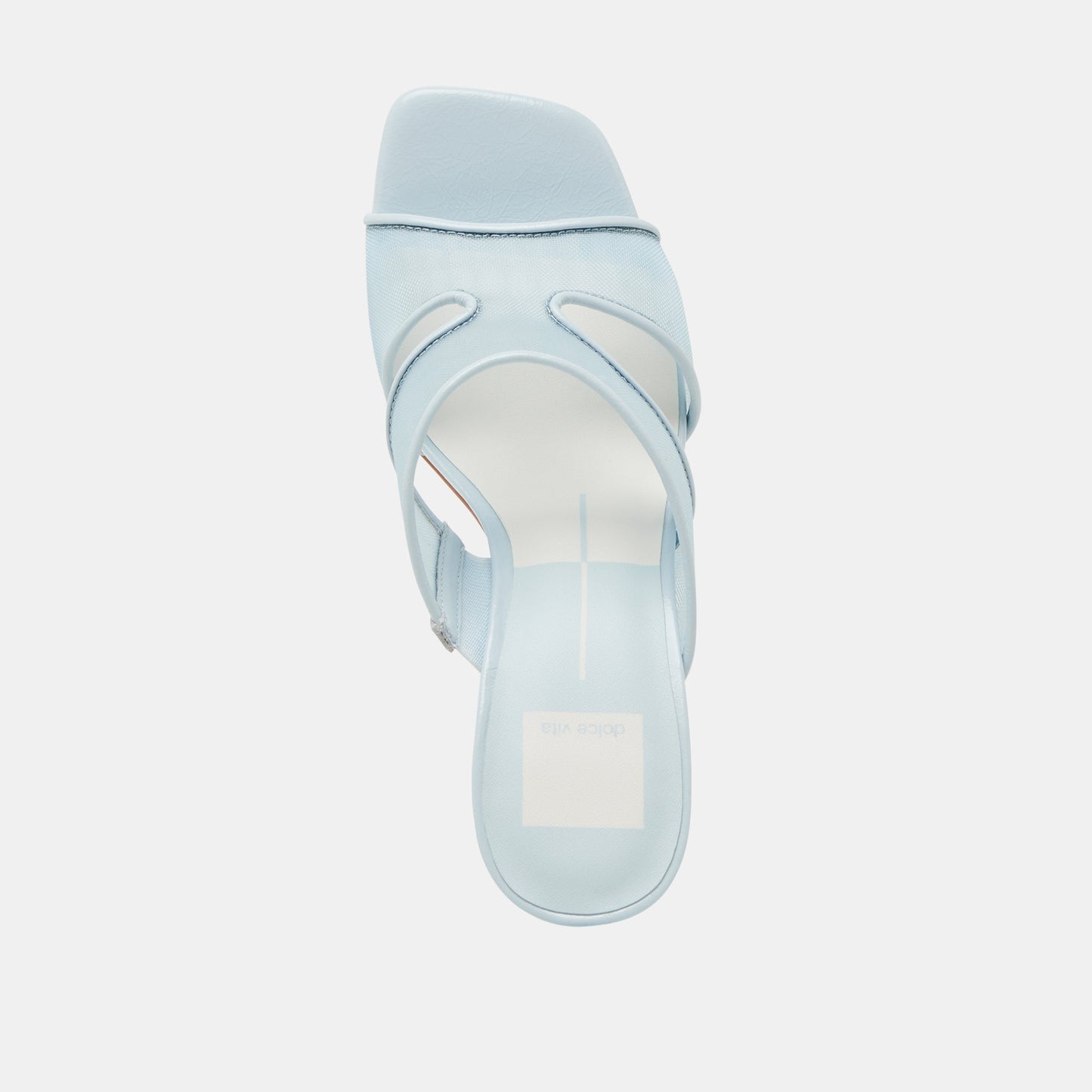 Dolce Vita Gitel Wide Ice Blue Mesh Heels