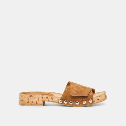 Dolce Vita Sandy Chestnut Suede Sandals