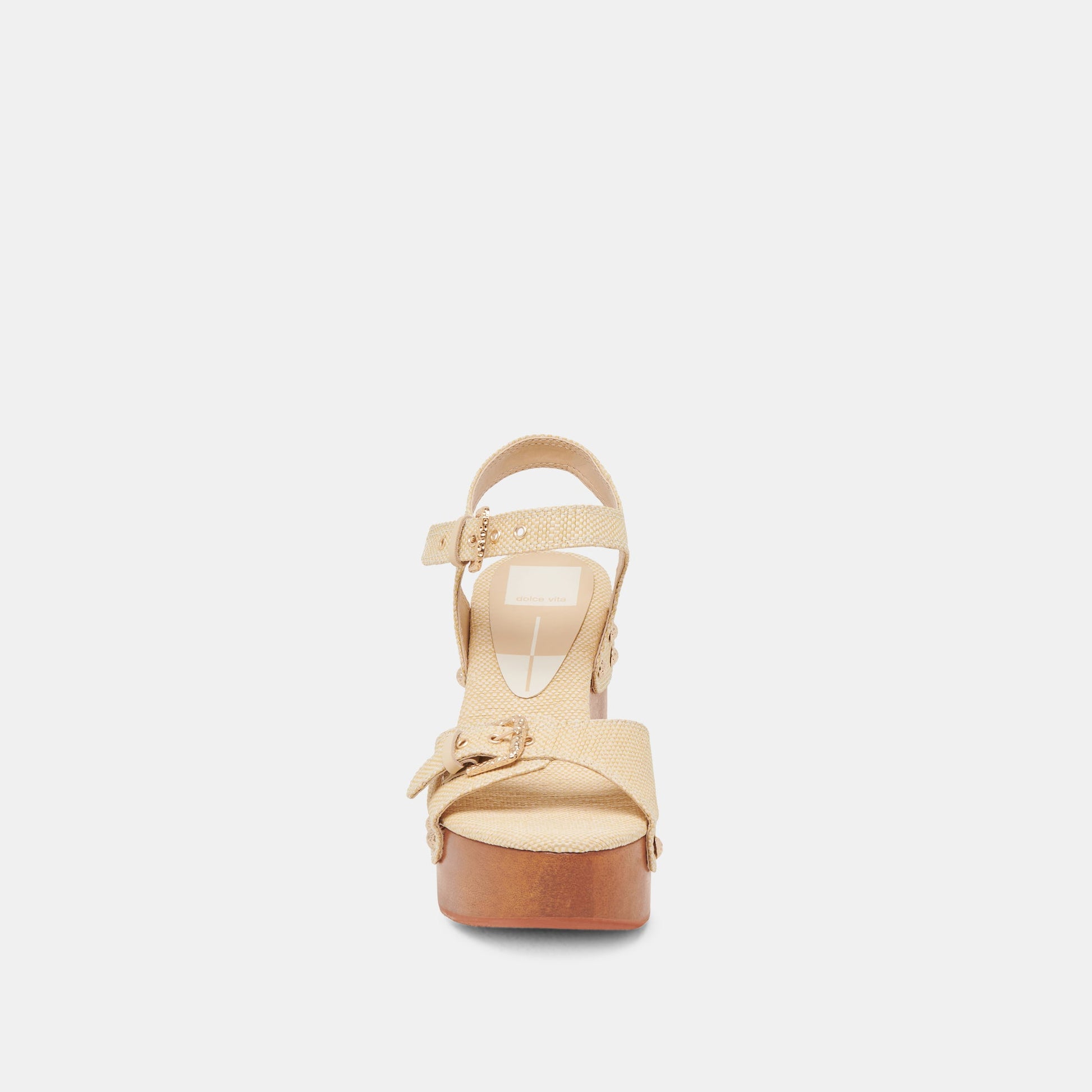 Dolce Vita YANDY HEELS LT NATURAL RAFFIA