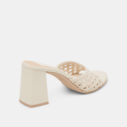 Dolce Vita MARGOE HEELS CREME WOVEN STELLA