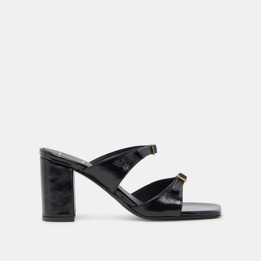 Dolce Vita SHANE HEELS MIDNIGHT CRINKLE PATENT