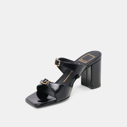 Dolce Vita SHANE HEELS MIDNIGHT CRINKLE PATENT