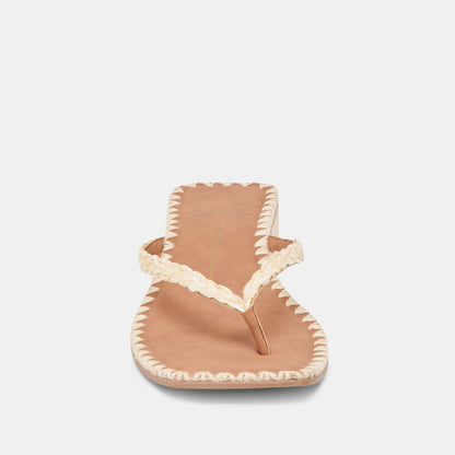 Dolce Vita BARTY SANDALS LT NATURAL RAFFIA