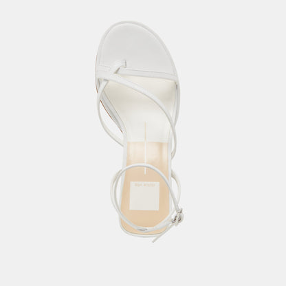 Dolce Vita MORAH HEELS TRUE WHITE LEATHER