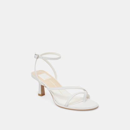 Dolce Vita MORAH HEELS TRUE WHITE LEATHER