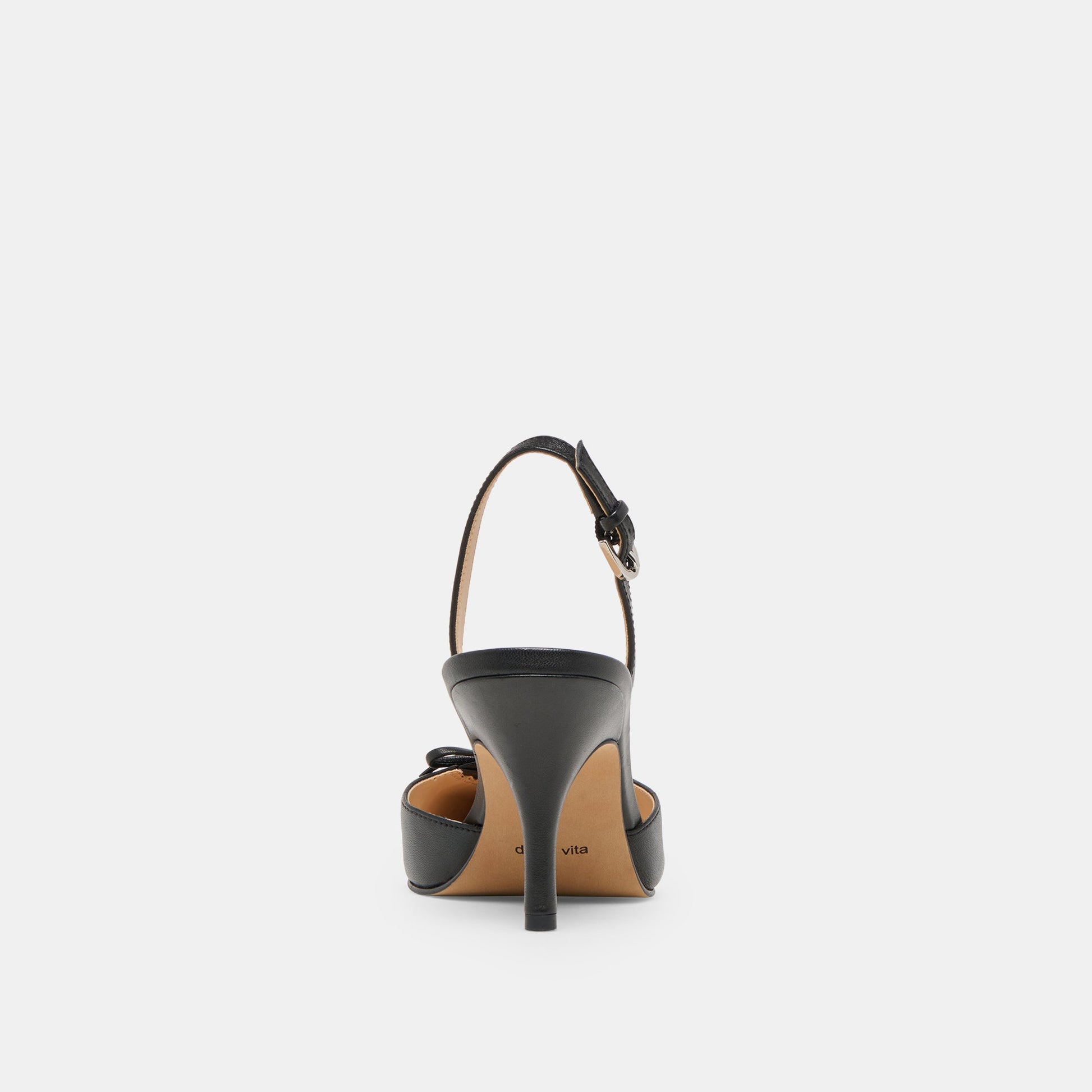 Dolce Vita Hamya Black Leather Heels