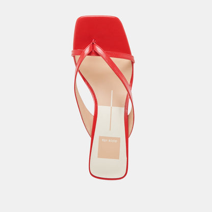Dolce Vita BREVEL WIDE HEELS CHILI LEATHER