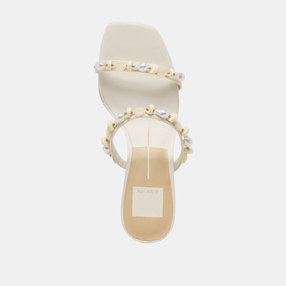 Dolce Vita GRASON HEELS WHITE LEATHER