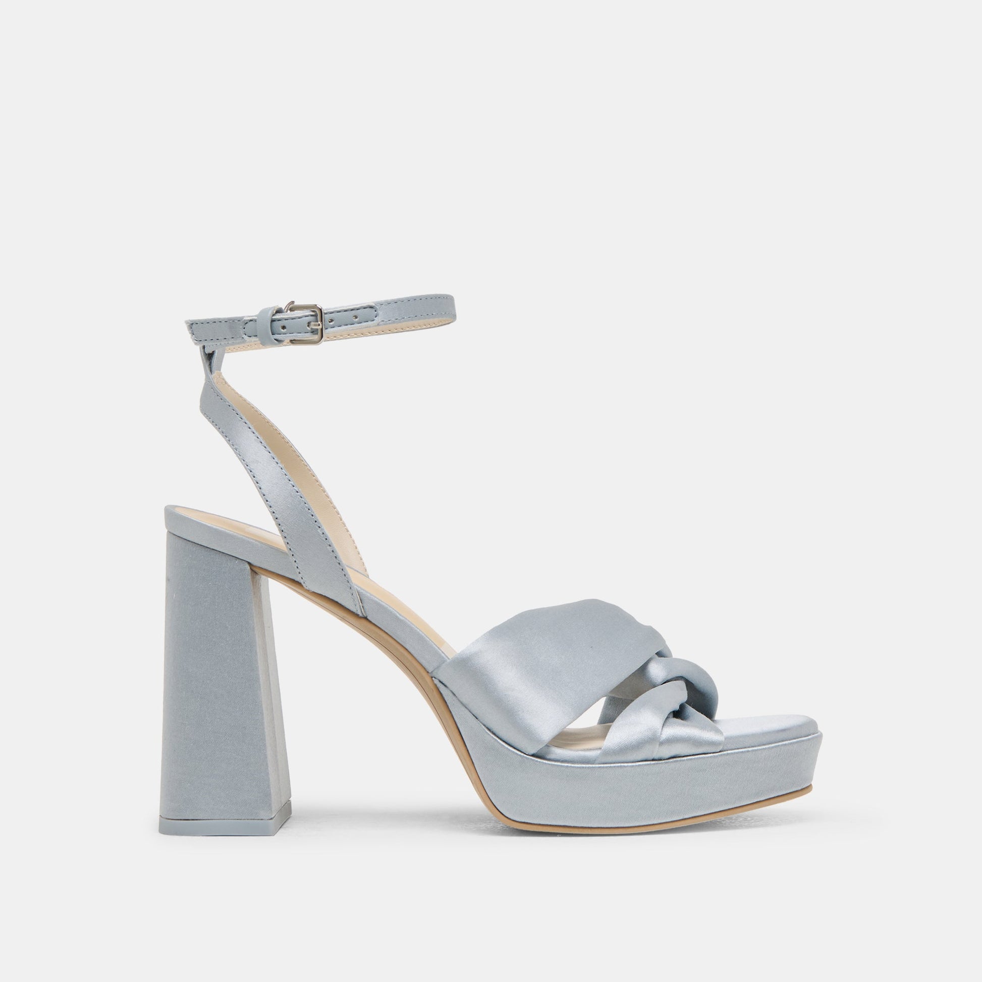 Dolce Vita PARLO HEELS LIGHT BLUE SATIN