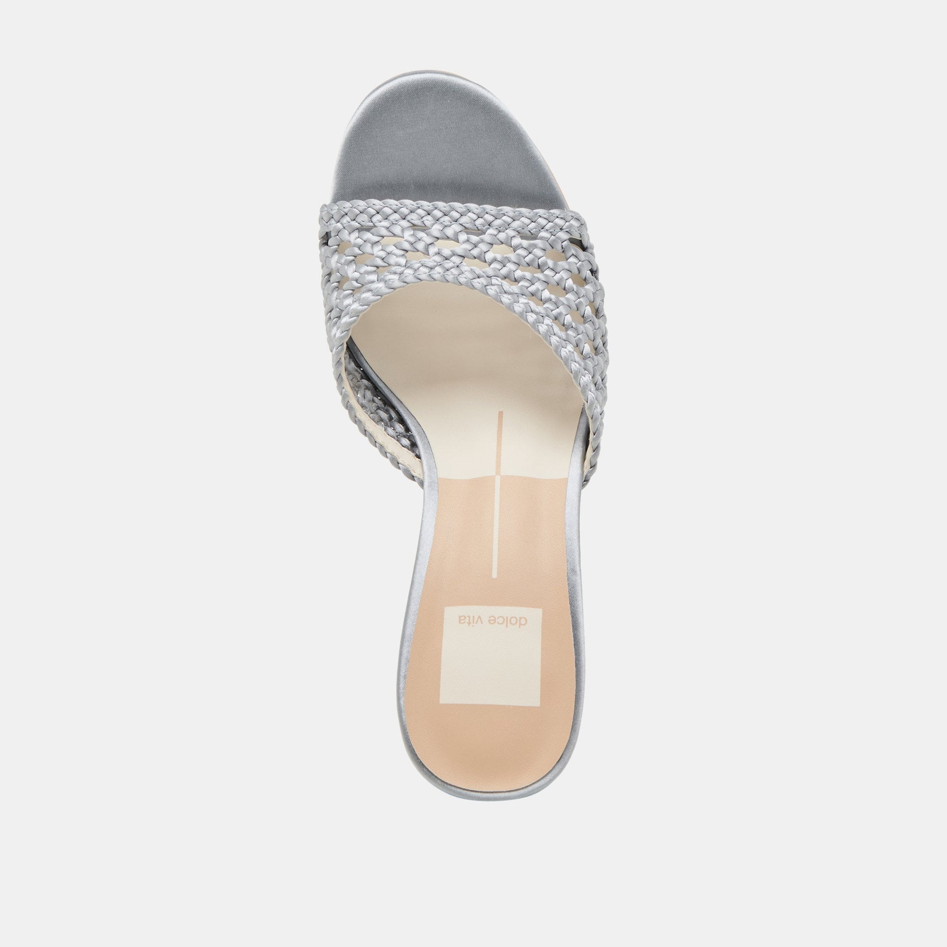 Dolce Vita MARGOE HEELS LIGHT BLUE WOVEN SATIN