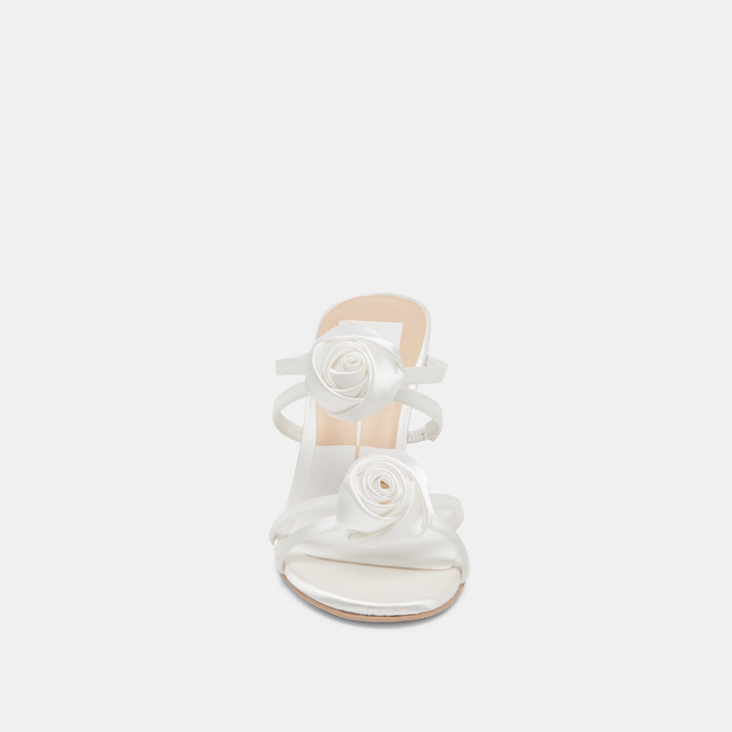 Dolce Vita LINZY HEELS TRUE WHITE SATIN