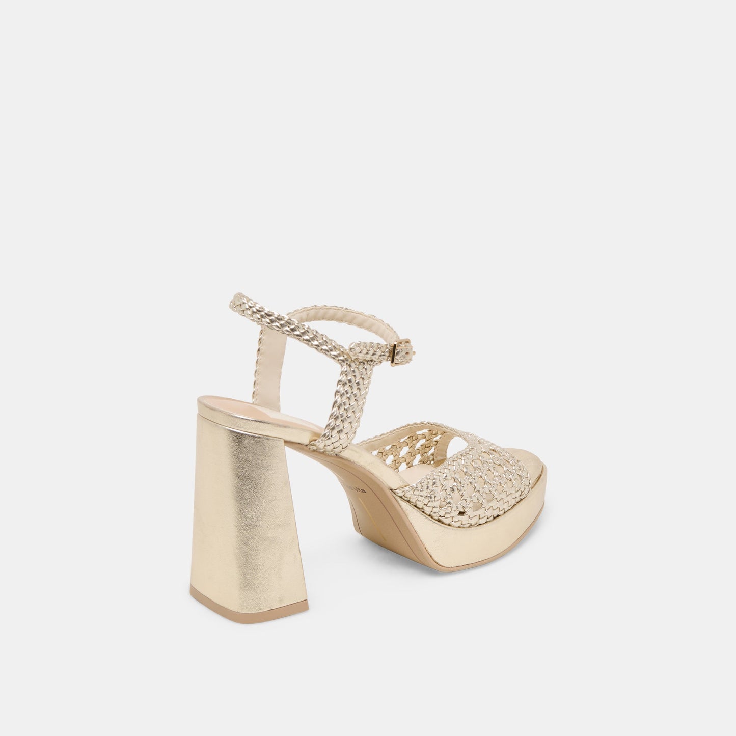 Dolce Vita PEYTEN HEELS LIGHT GOLD WOVEN STELLA