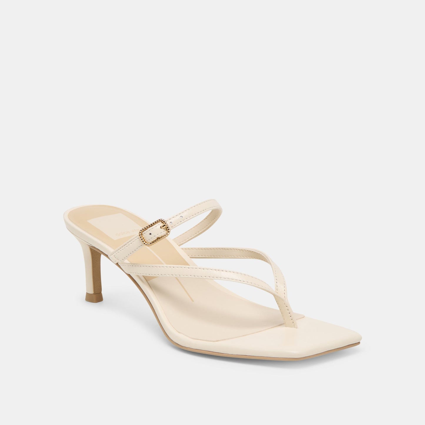 Dolce Vita Biaga Off White Leather Heels