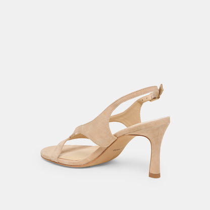 Dolce Vita Izela Bamboo Suede Heels