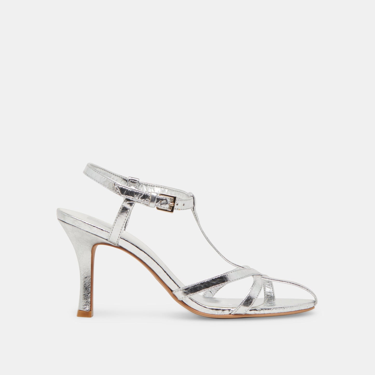 Dolce Vita LIANE HEELS SILVER DISTRESSED LEATHER
