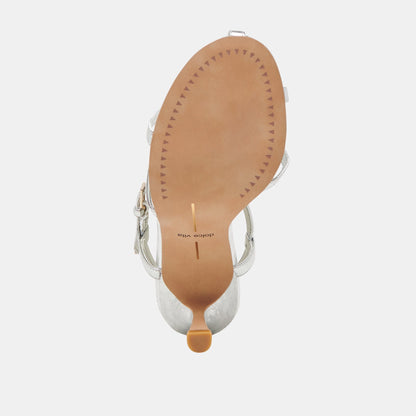 Dolce Vita LIANE HEELS SILVER DISTRESSED LEATHER