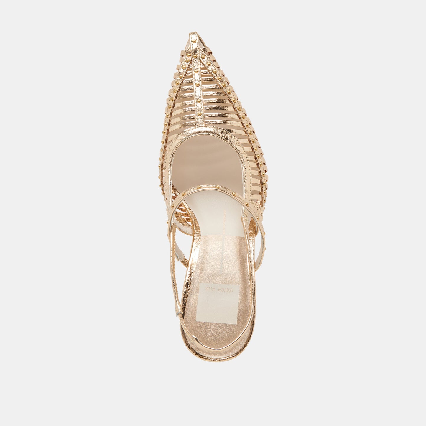 Dolce Vita HENSAL HEELS GOLD DISTRESSED LEATHER
