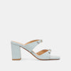 ICE BLUE CRINKLE PATENT