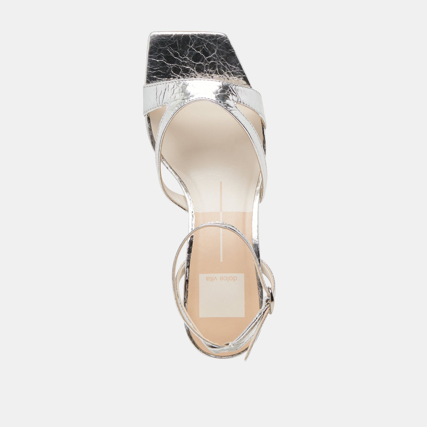 Dolce Vita BECKI HEELS SILVER DISTRESSED LEATHER
