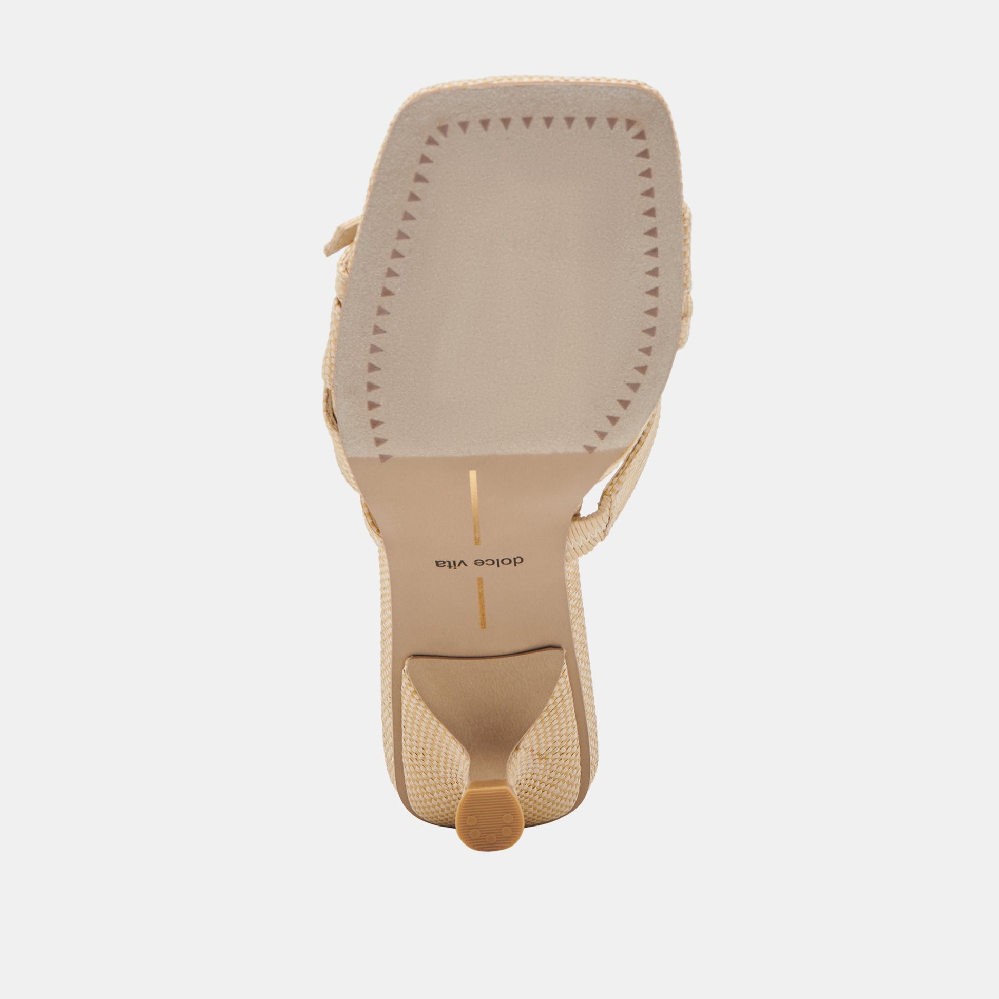 Dolce Vita BRYANT HEELS NATURAL WOVEN RAFFIA