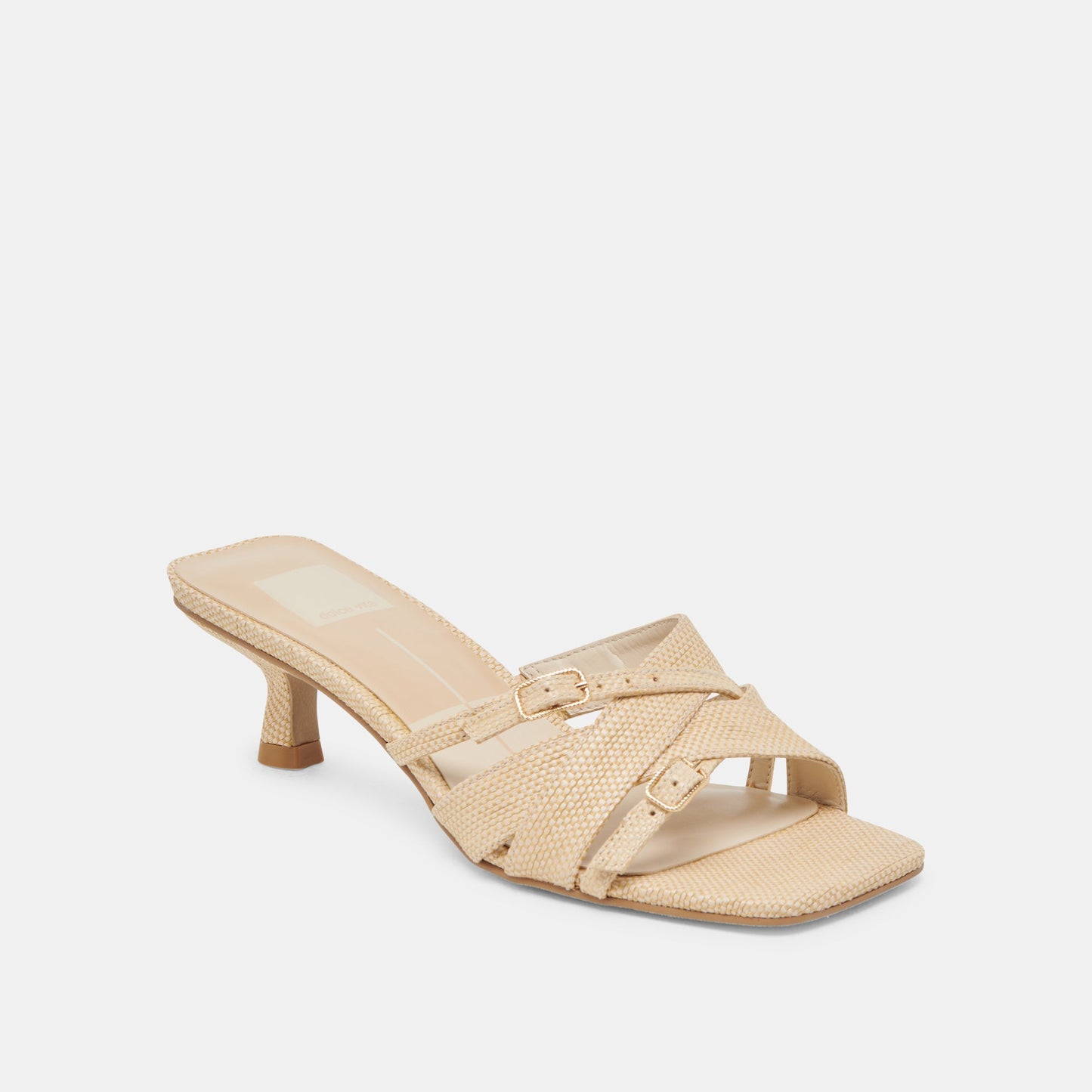 Dolce Vita BRYANT HEELS NATURAL WOVEN RAFFIA