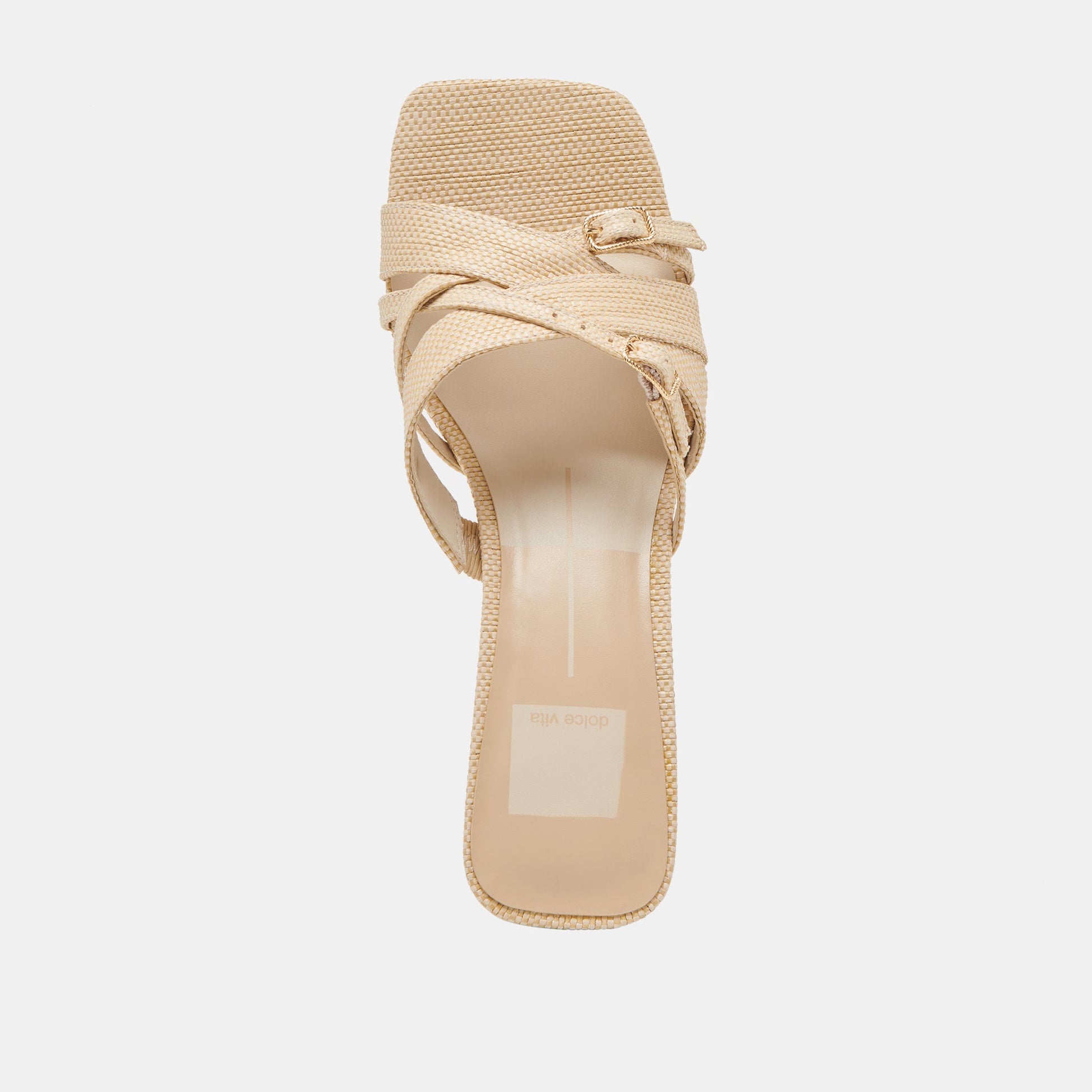 Dolce Vita BRYANT HEELS NATURAL WOVEN RAFFIA