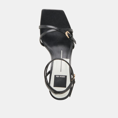 Dolce Vita BAMBY HEELS BLACK LEATHER